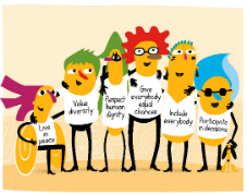 Concurs de benzi desenate: „Democratie si drepturile omului in context scolar”, organizat in cadrul Schemei de proiecte pilot, de catre Consiliul Europei si Comisia Europeana